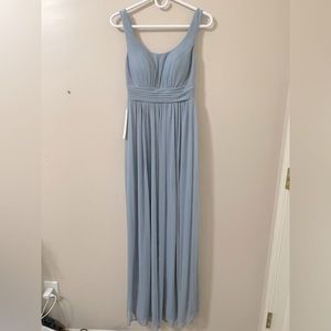 Azazie Dusty Blue Prom/Wedding Dress